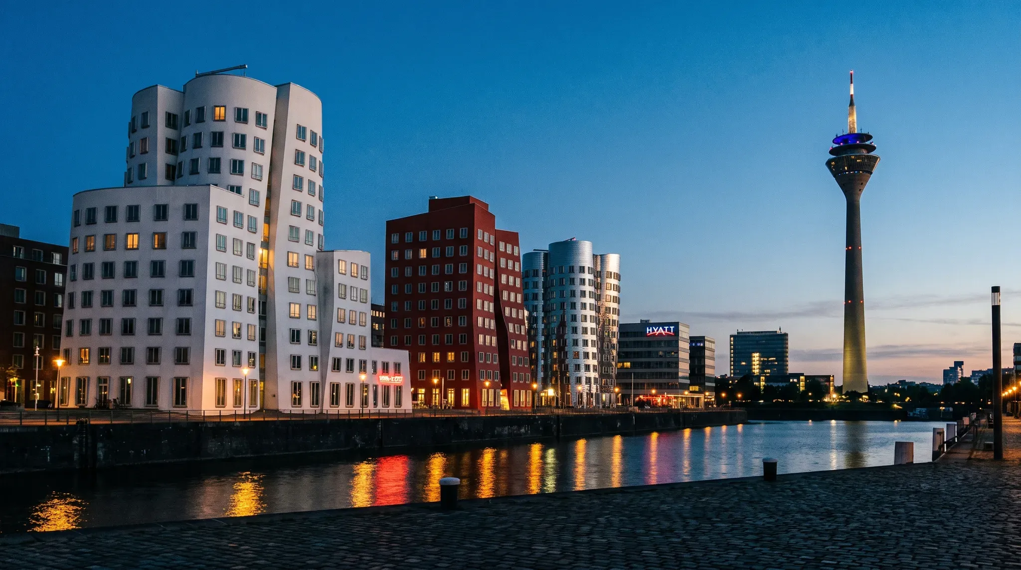 Stadtansicht von Düsseldorf