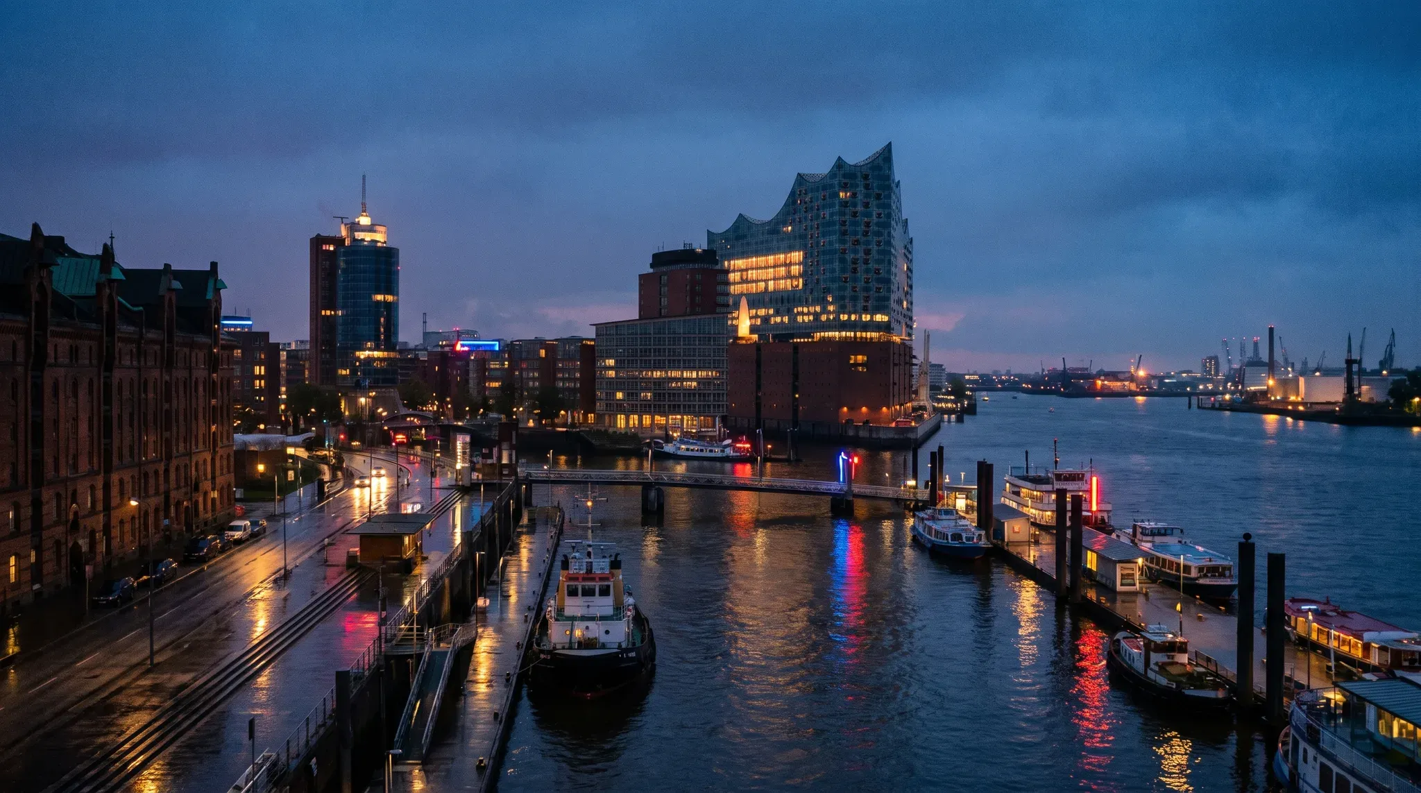 Stadtansicht von Hamburg