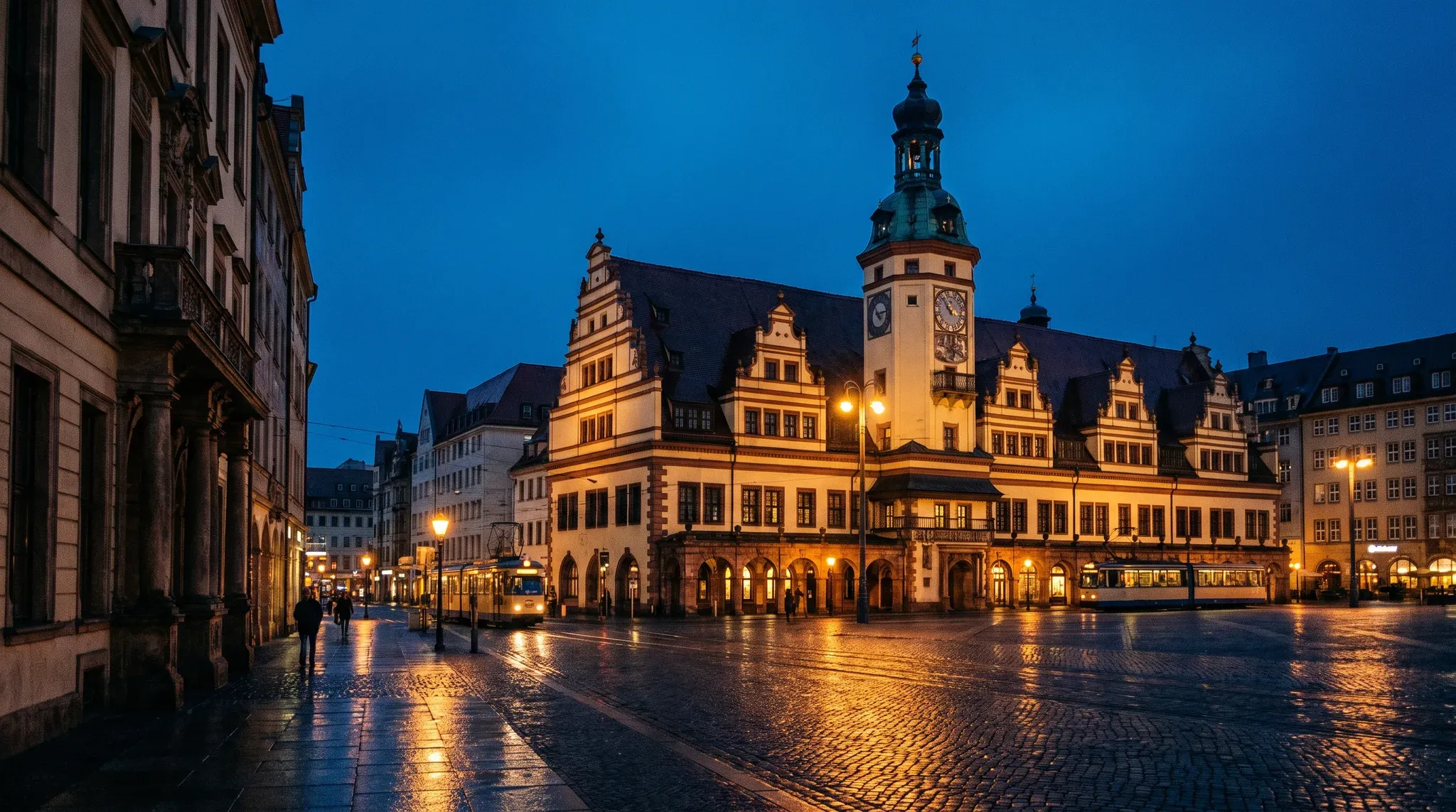 Stadtansicht von Leipzig
